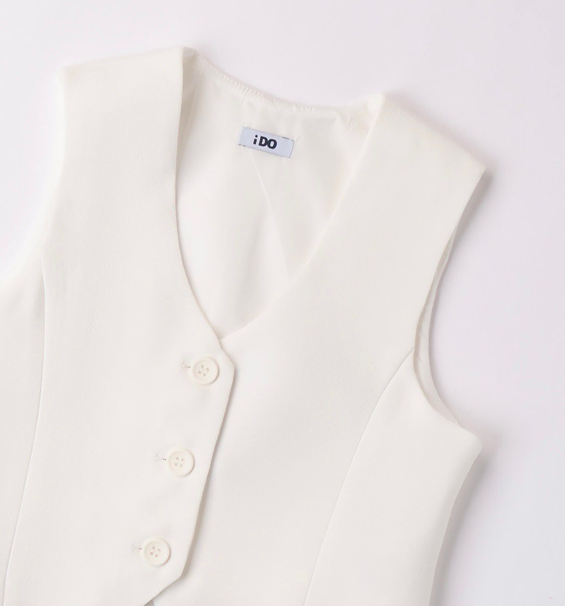 IDO gilet white