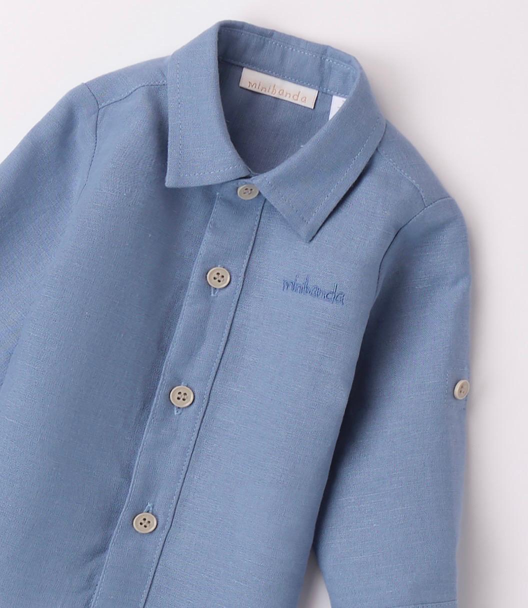 Minibanda hemdje blu
