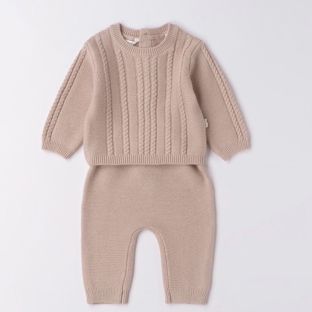 Minibanda gebreide setje