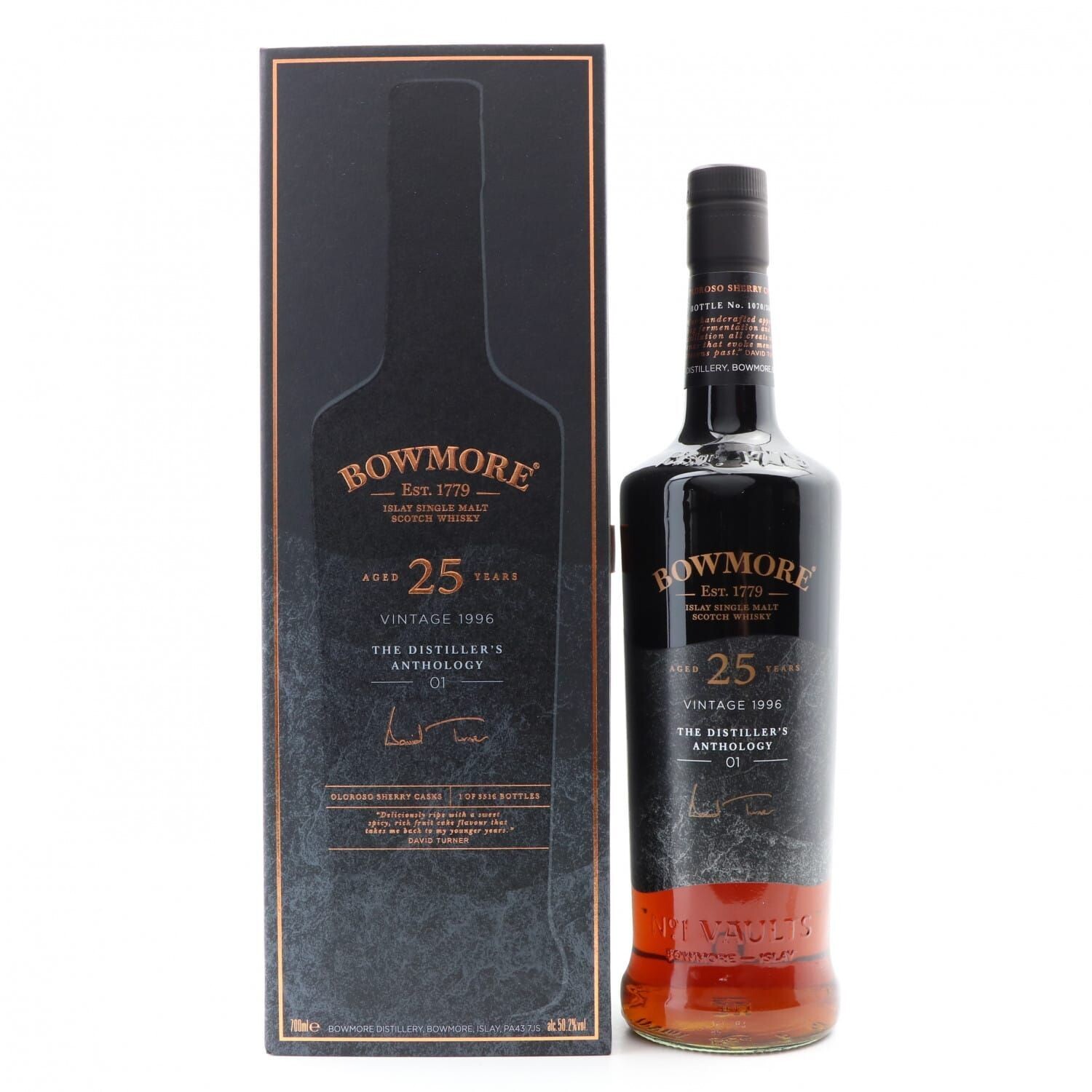 Bowmore 25 Year Old 1996 Distillery Exclusive Anthology 01