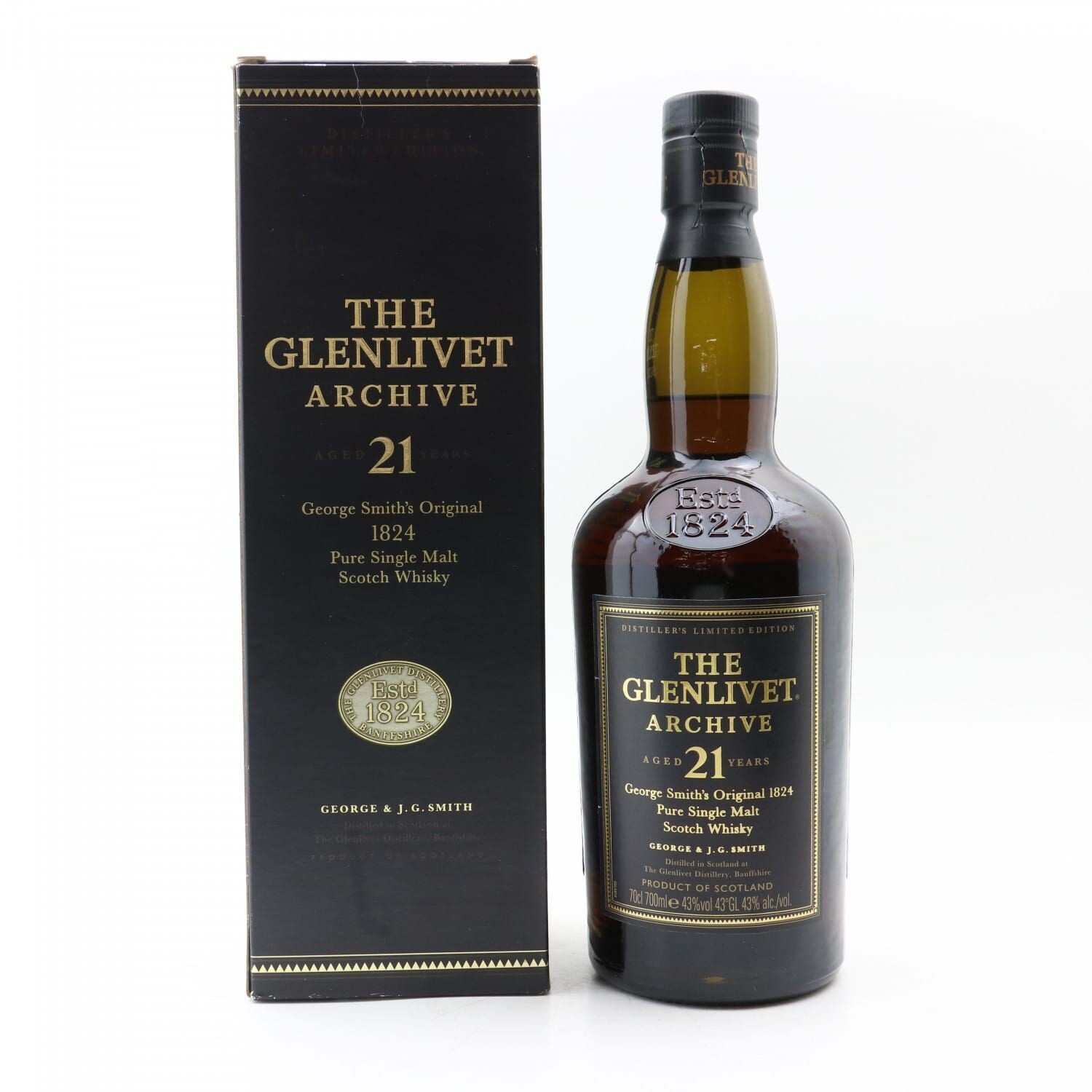 Glenlivet 21 Year Archive Old Style(Pre 2007) 70cl