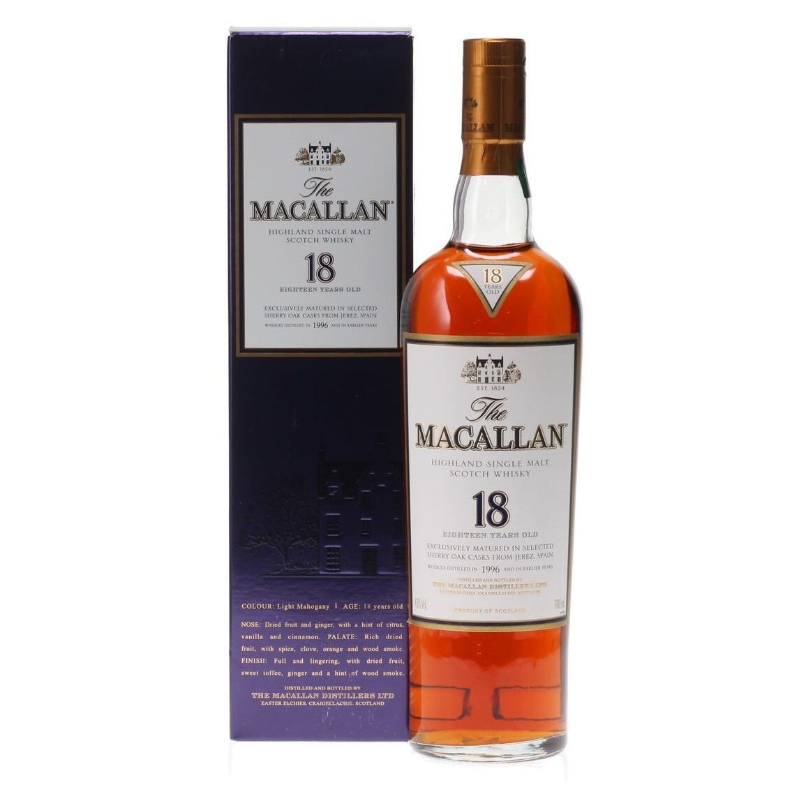 Macallan 18 Year Old Sherry Oak (1996) 70cl