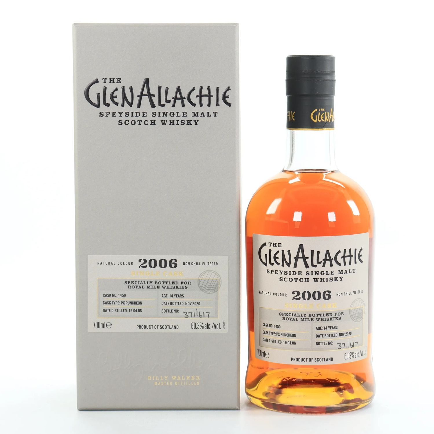 Glenallachie 14 Year Old (2006) Single Cask #1450 (RMW Exclusive) 70cl