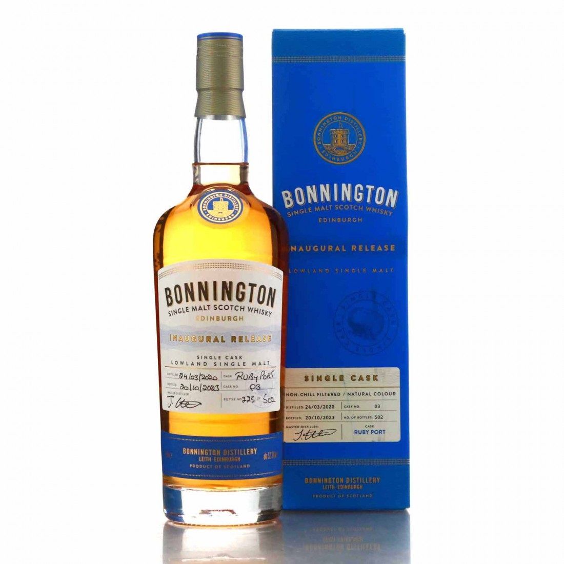 Bonnington 2020 Single Port Cask #03 Inaugural Release 70cl