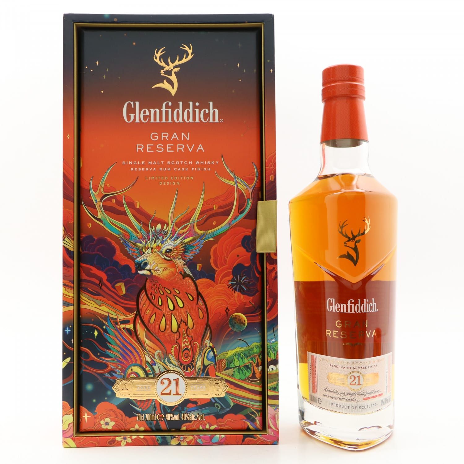 Glenfiddich 21 Year Old Gran Reserva Lunar New Year 2022 Limited Edition 70cl