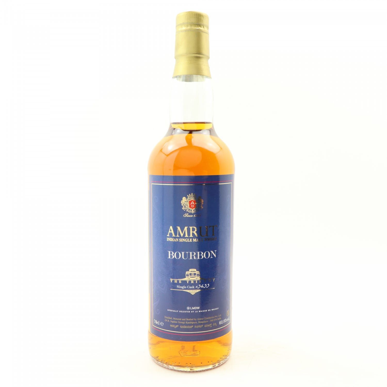 Amrut The Trilogy Bourbon Cask #3433 For La Maison Du Whisky 70cl