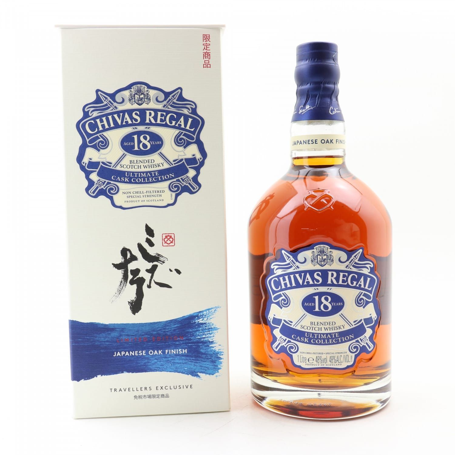 Chivas Regal 18 Year Old Japanese Oak Finish 48% Travel Retail Exclusive 1 Litre