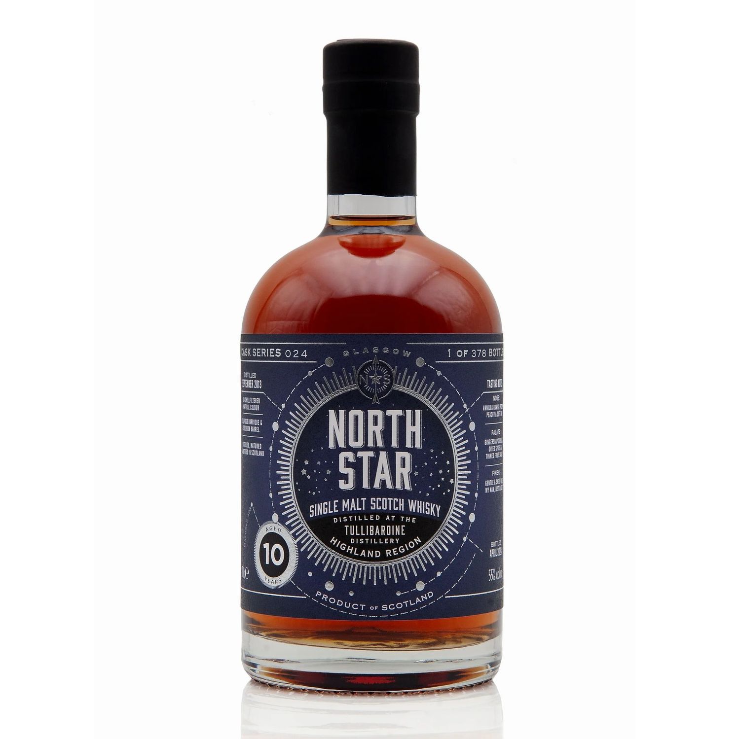 North Star Spirits Tullibardine 10 Year Old Single Cask Series 24 (2013-2024) 70cl