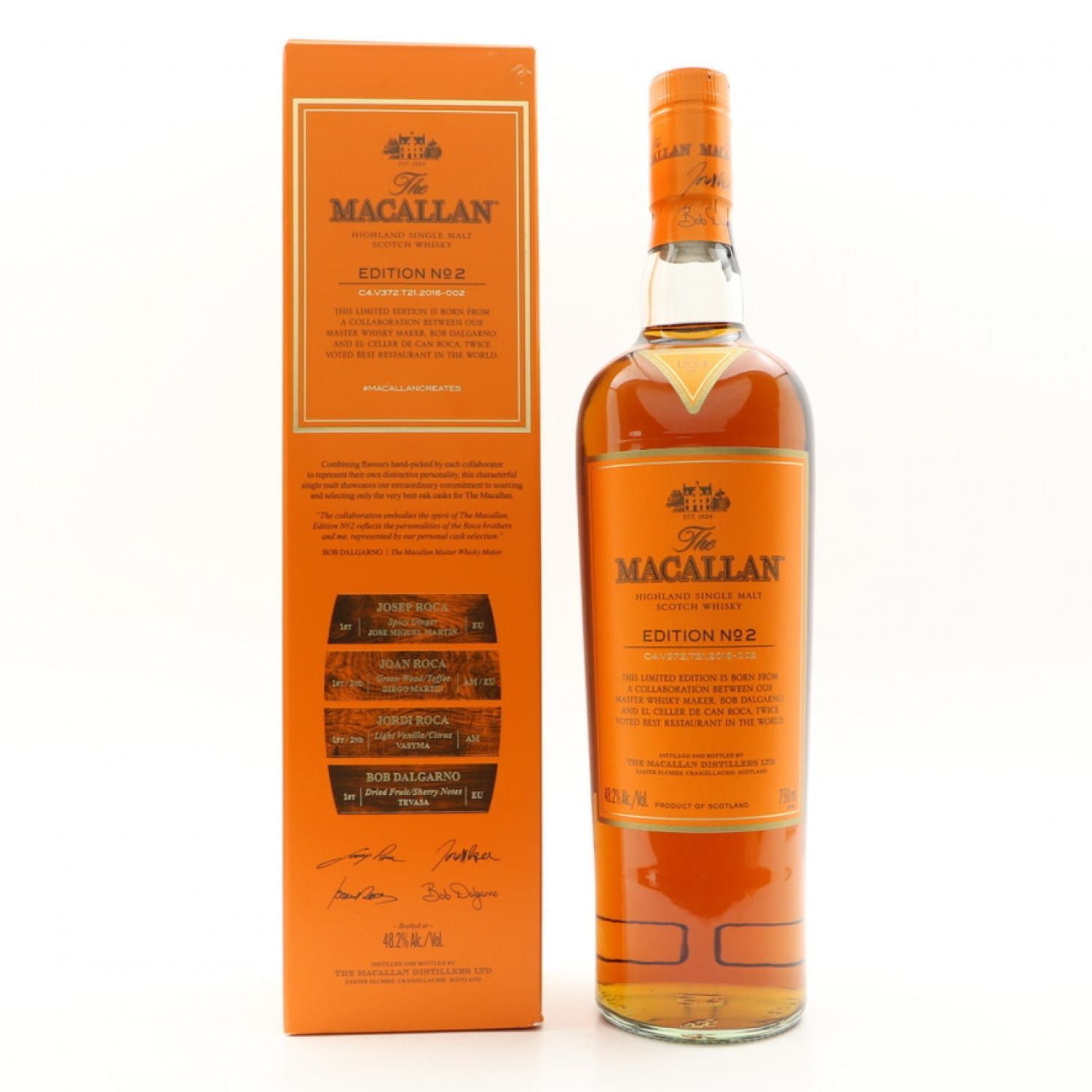 Macallan Edition No. 2 Limited Edition (2016) US Import 75cl