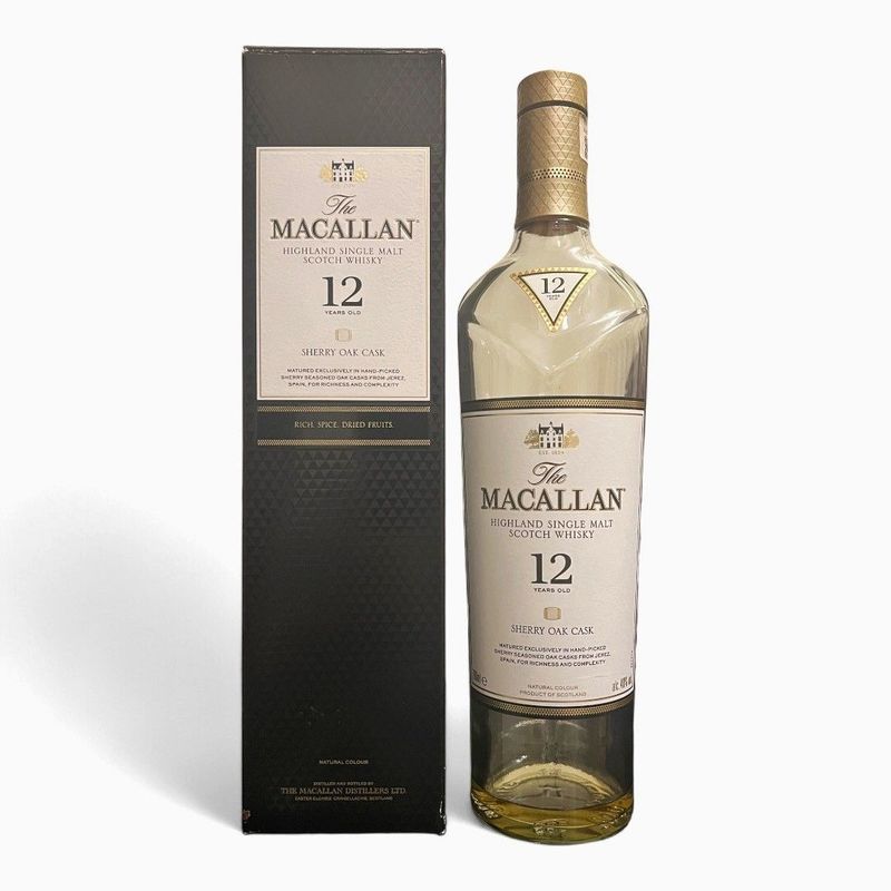 Macallan 12 Year Old Sherry Cask 70cl (Empty Bottle)