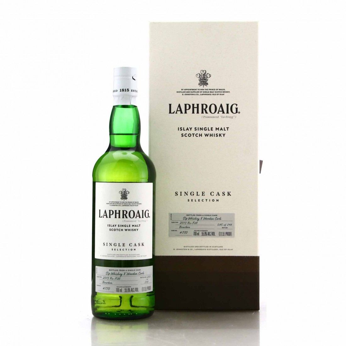 Laphroaig 9 Year Old 2013 Single Bourbon Cask #770 Sip Whiskey US Exclusive (2023) 70cl