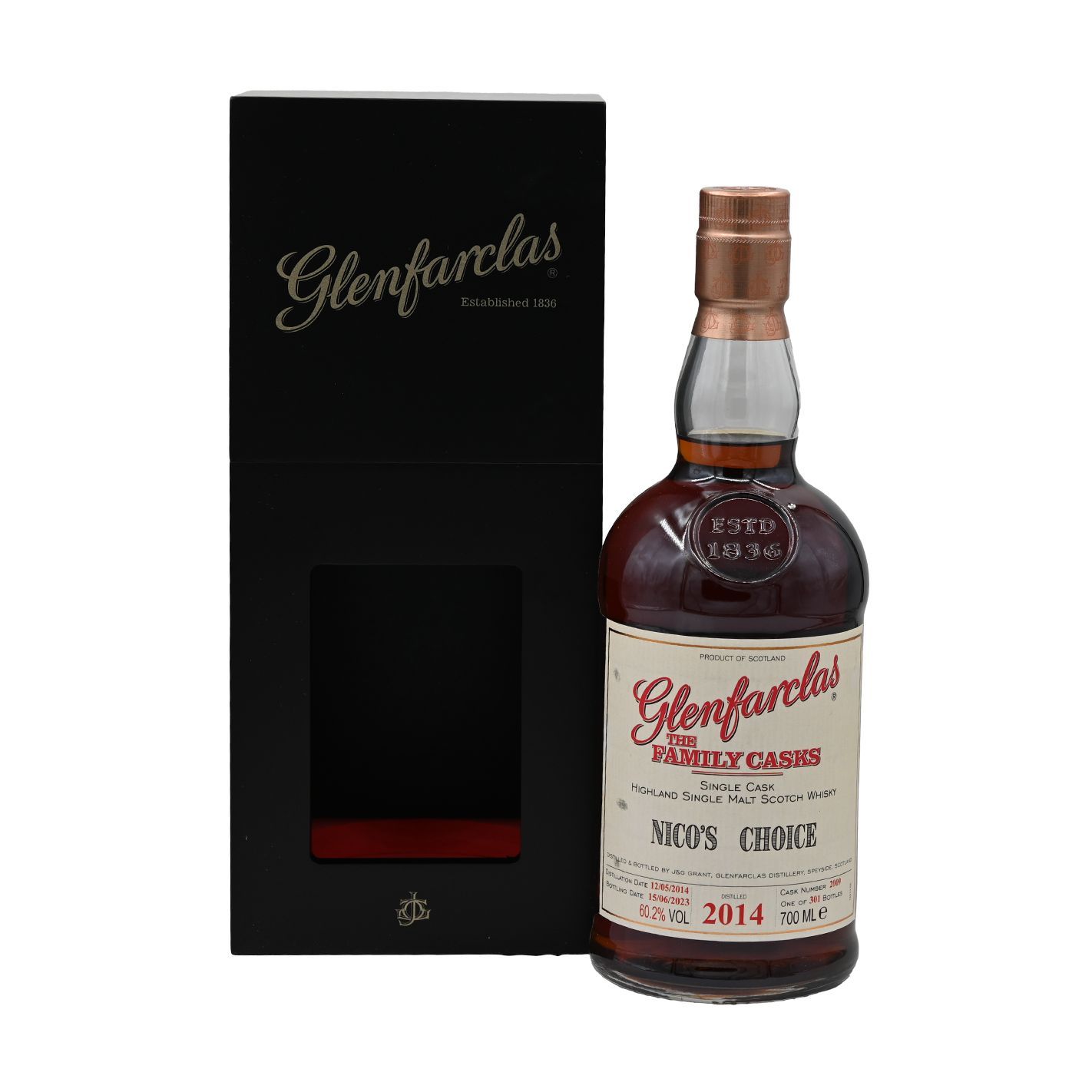 Glenfarclas 9 Year Old 2014 Family Casks Single Sherry Cask #2009 (2023)  Switzerland Exclusive 70cl