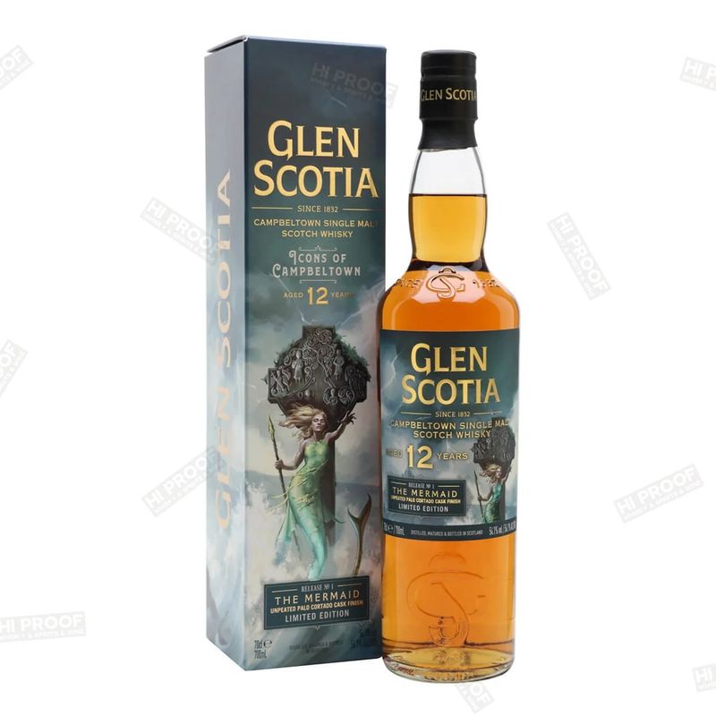 Glen Scotia 12 Year Old Icons of CampbeltownThe Mermaid Limited Edition Palo Cortado Finish (2023) 3cl Sample