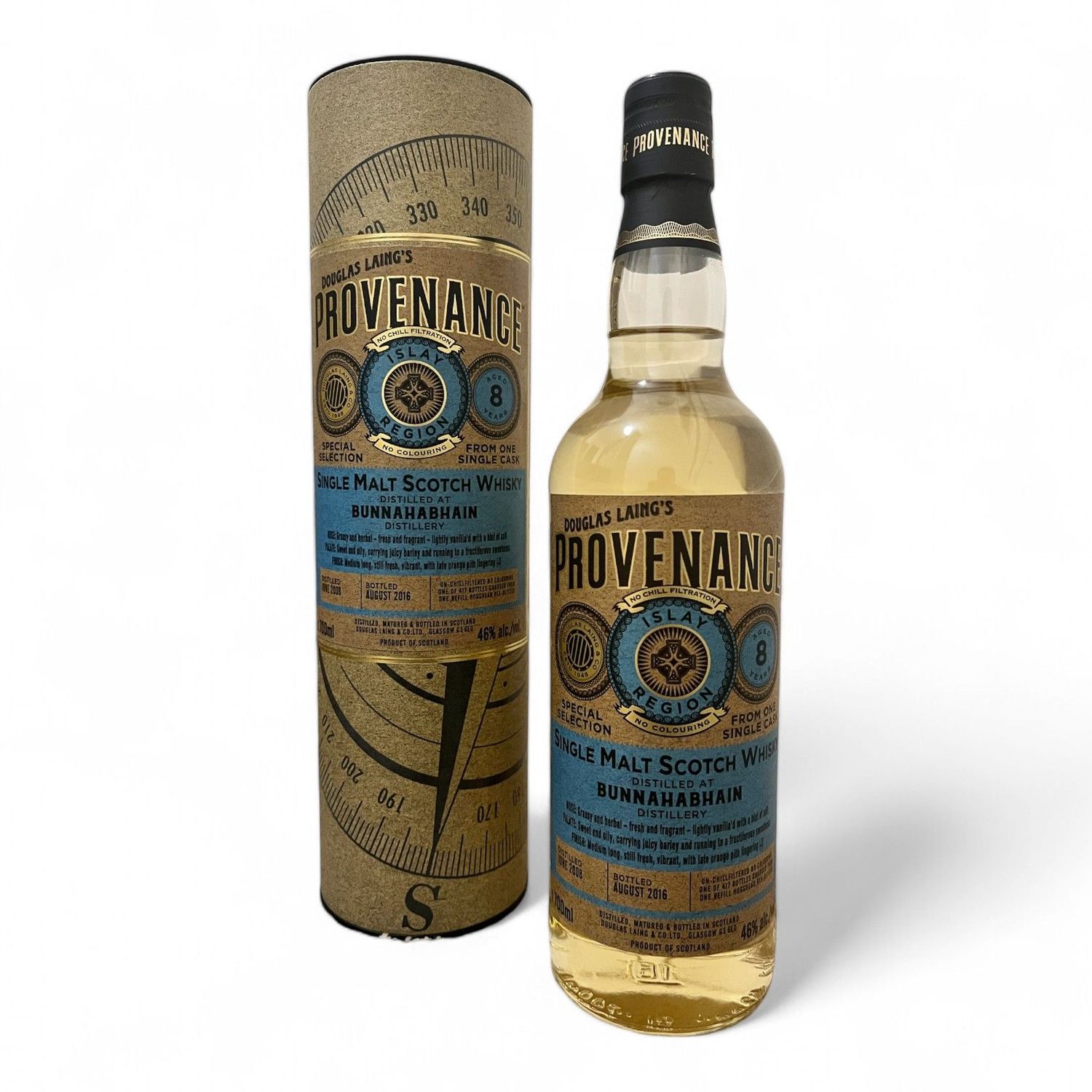 Bunnahabhain 8 Year Old Douglas Laing Provenance 2008 Single Cask DL11359 (August 2016) 70cl