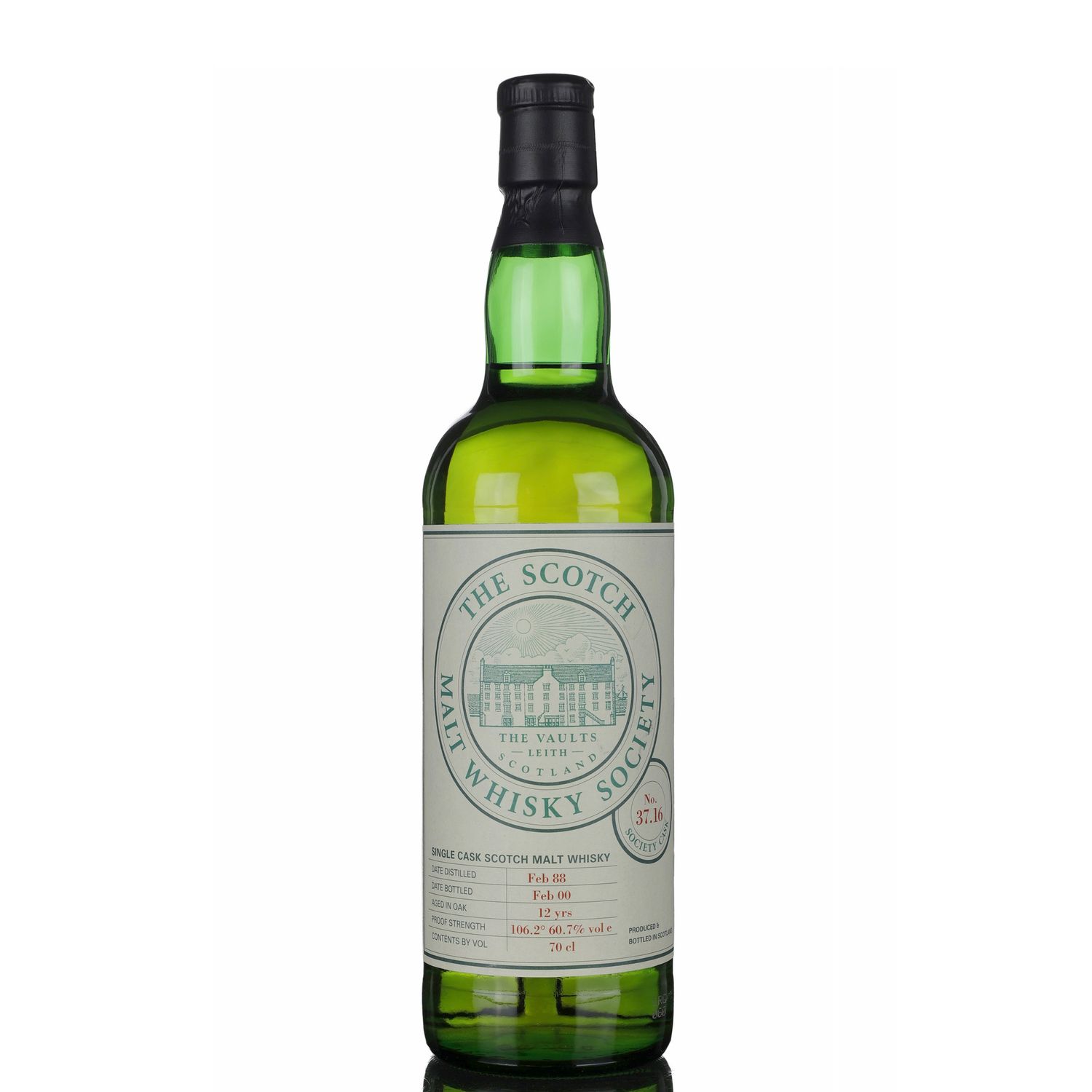 Cragganmore 12 Year Old 1988 SMWS Single Cask 37.16 Wet Leather and Pot-Pouri Speyside Single Malt Scotch Whisky (2000) 70cl