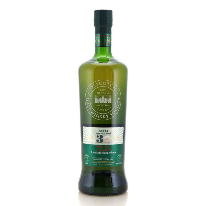 Miltonduff 29 Year Old 1983 SMWS Single Bourbon Cask 72.25 A Welcome Home Dram SMWS 30th Anniversary Speyside Single Malt Scotch Whisky (2013) 75cl Miltonduff 29 Year Old 1983 SMWS Single Bourbon Cask 72.25 A Welcome Home Dram SMWS 30th Anniversary Speyside Single Malt Scotch Whisky (2013) 75cl