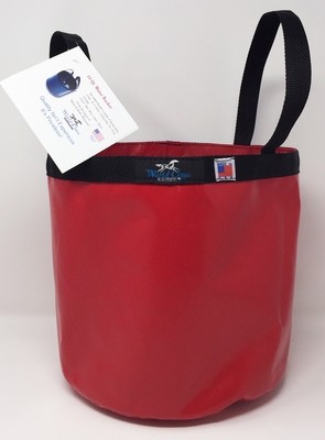 Water Bucket - 10 qt. Collapsible Red