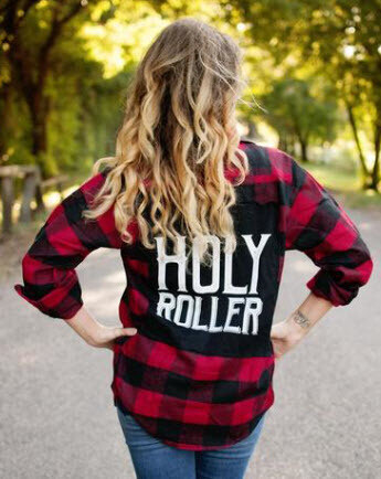 Shirt - Long Sleeve Buffalo Check Flannel "Holy Roller"