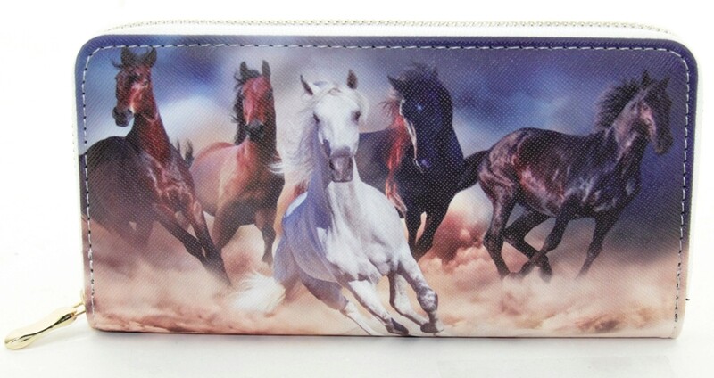 Wallet - Running Horses