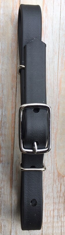 Beta Curb Strap-BLK/SS