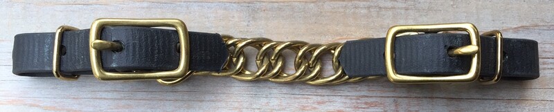 Beta Curb Strap w/Chain-BLK/SB Beta Curb Strap w/Chain-BLK/SB