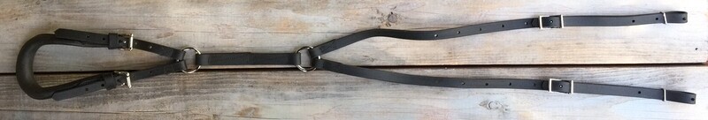 Beta Crupper with Y Attachment-BLK/BLK-SS