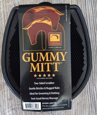 Horseshoe Gummy Mitt™ Groomer