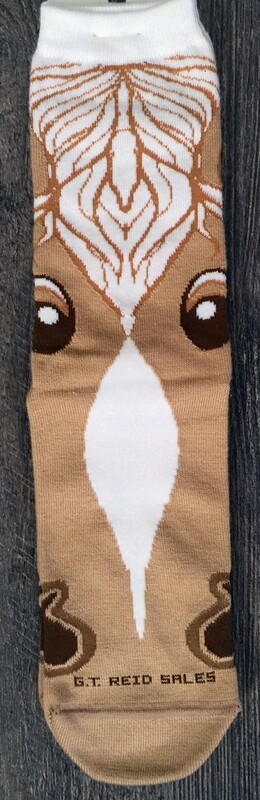 Socks - Cartoon Horse/PALOMINO Socks - Cartoon Horse/PALOMINO