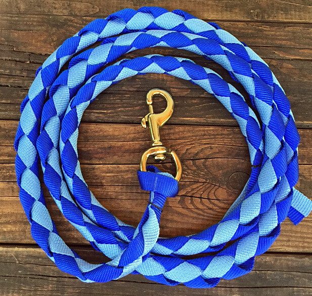 Lead Rope - Braided BLU/SKYBLU