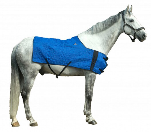 Evaporative Cooling Horse Blanket Blue-SM/MED
