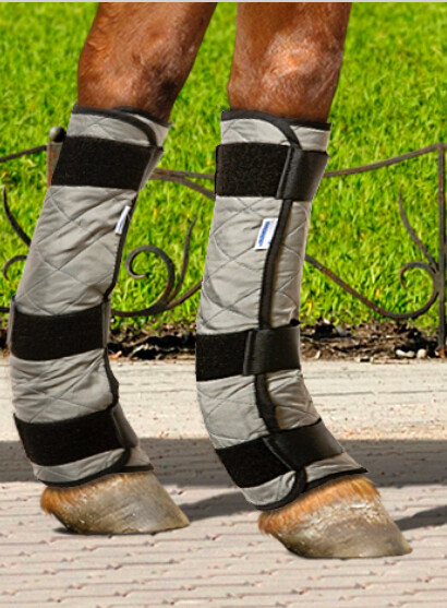 Evaporative Cooling Horse Leg Wraps-Silver