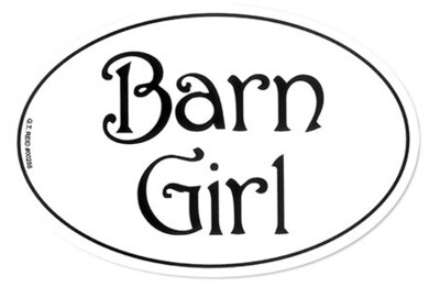 Decal - Barn Girl