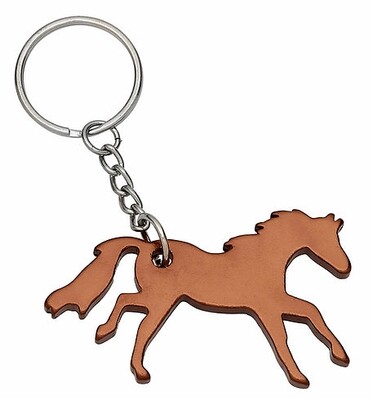 Keychain - Running Horse Copper