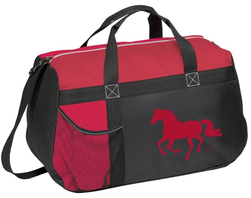 Duffle Bag - Red w/Black