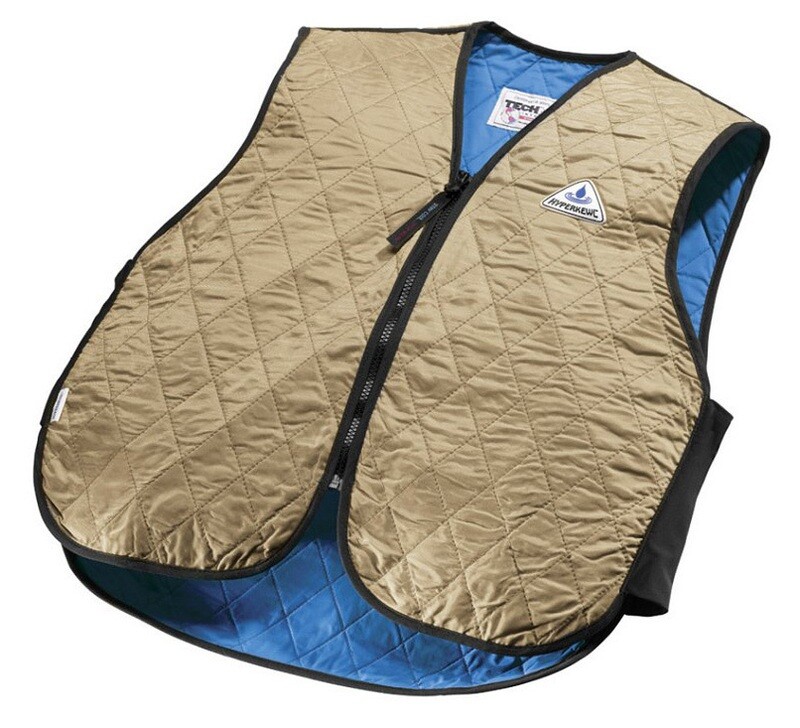 Evaporative Cooling Sport V-Neck Vest-Khaki
