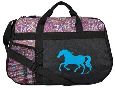 Duffle Bag Paisley - Blue Horse