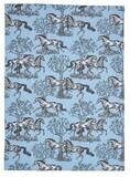 Kitchen Towel - Horse Themed Blue