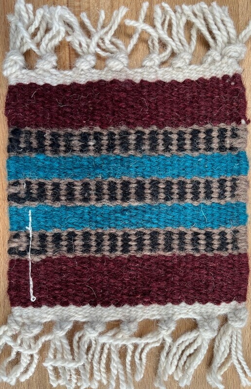 Coaster - Wool 5 Coaster - Wool 5" x 5" Plum/TQ SET