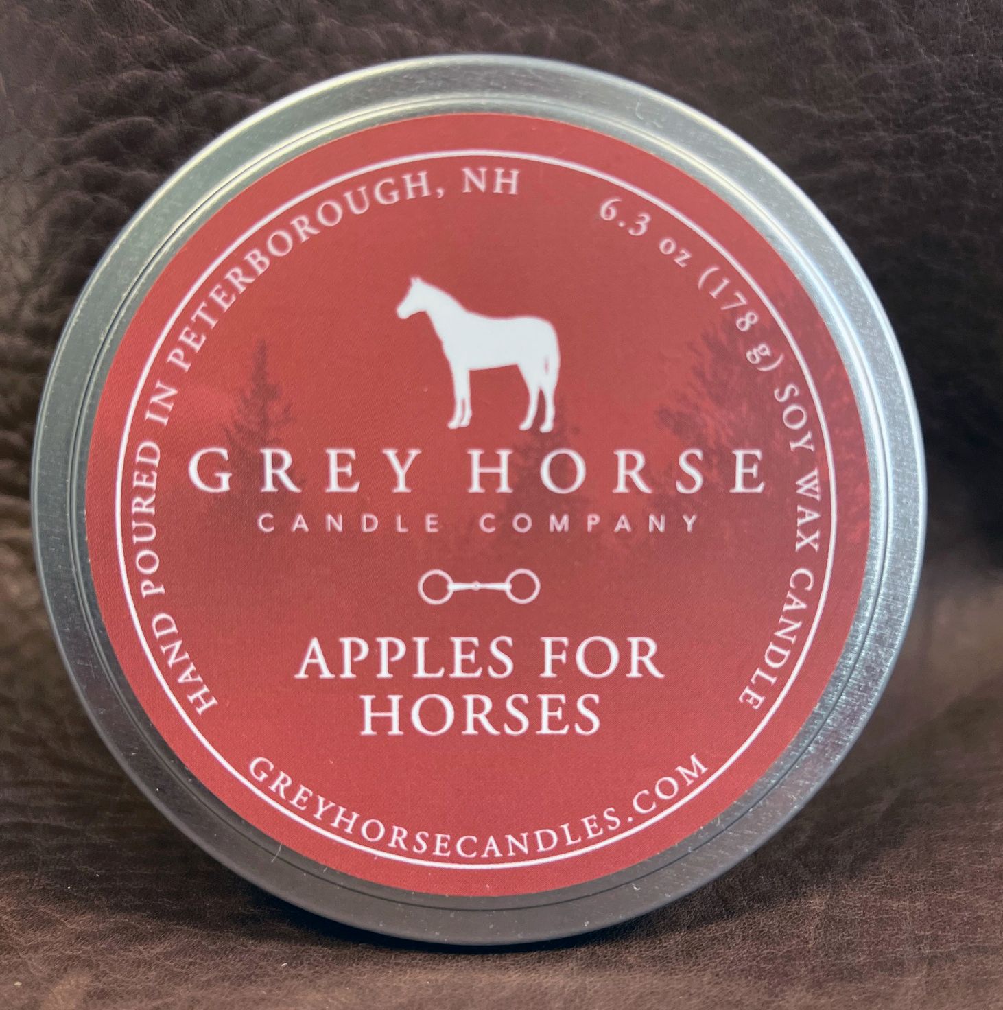 Candle Tin - Apples for Horses