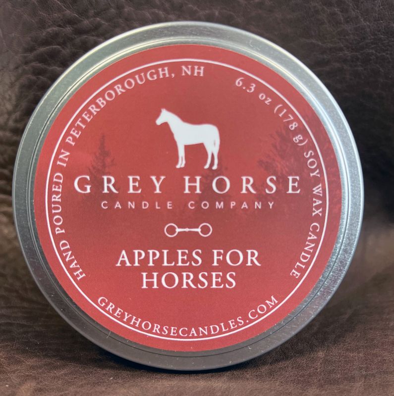 Candle Tin - Apples for Horses Candle Tin - Apples for Horses