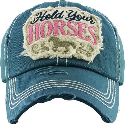 Hat - "Hold Your Horses" Blue