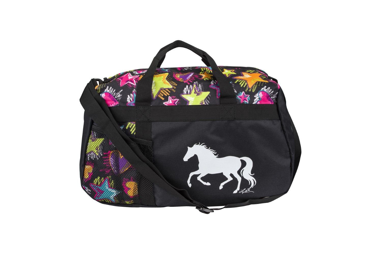 Duffle Bag - Stars &amp; Hearts - White