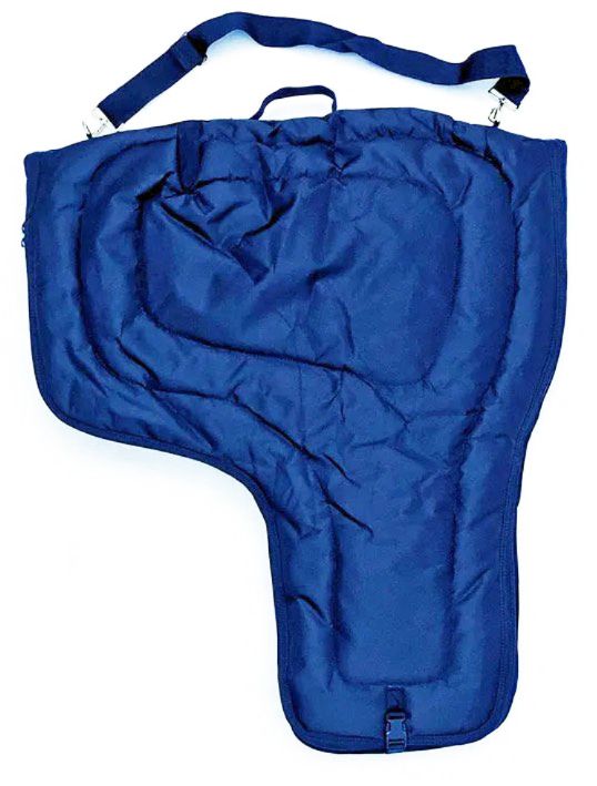 Saddle Carrying Case - Western/Blue