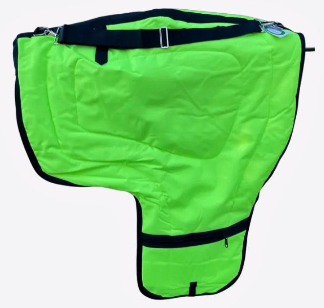 Saddle Carrying Case - Western/Lime