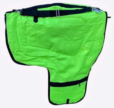 Saddle Carrying Case - Western/Lime