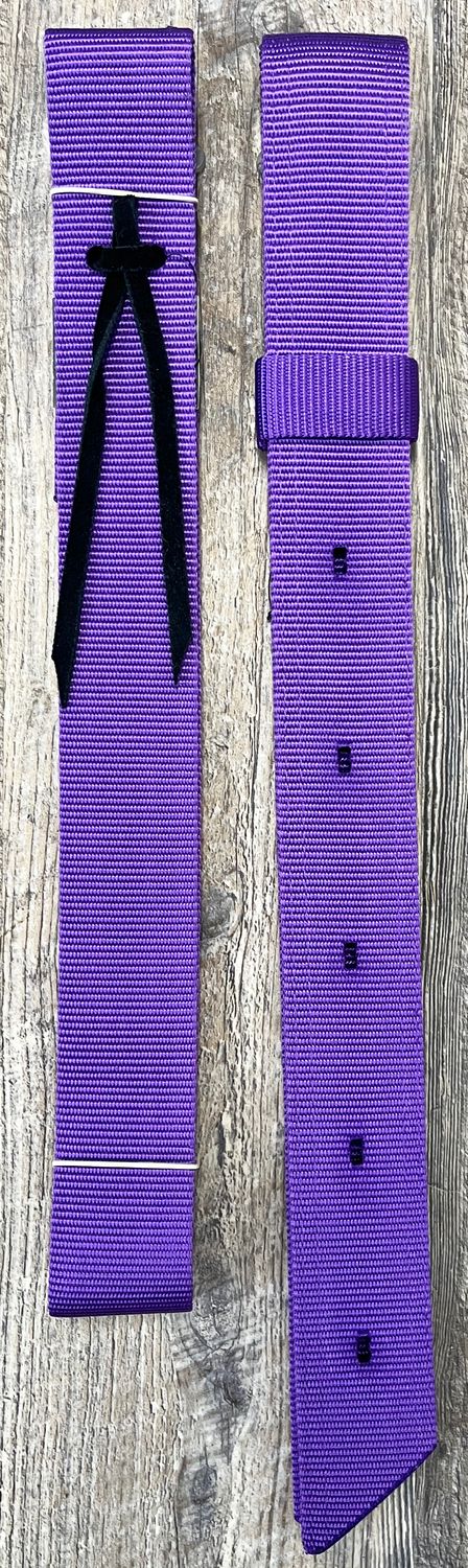 Saddle Off Billet & Tie Strap Set - Purple