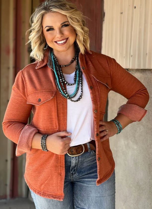 Jacket - Rustic Rust