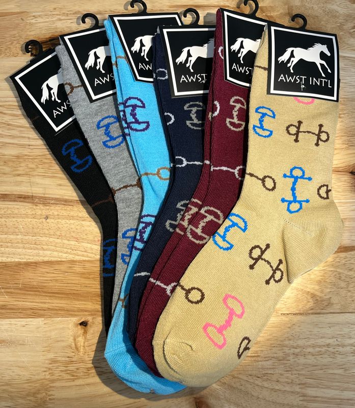 Socks - Snaffle Bit - 6PK