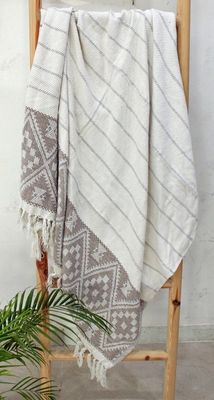 Blanket - Throw Southwestern Beige