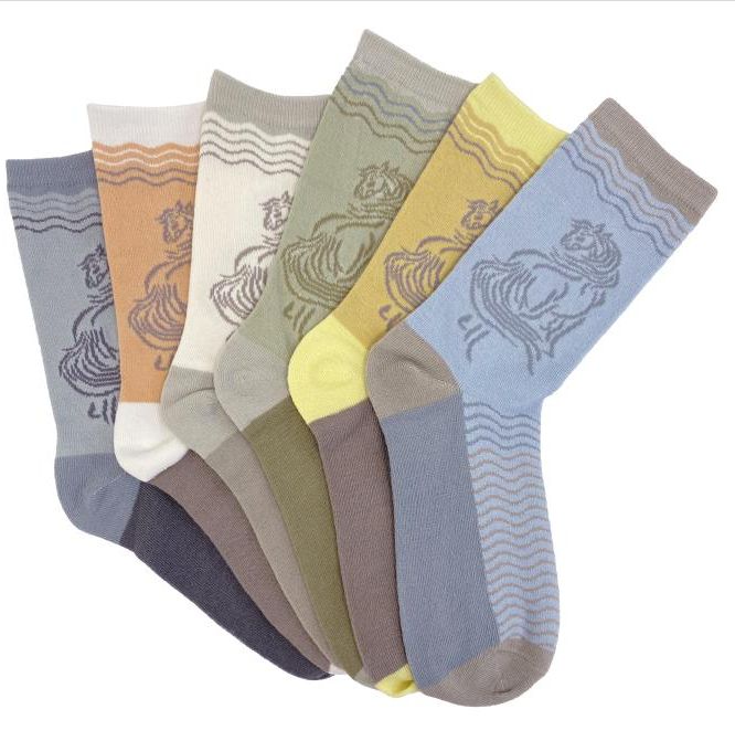Socks - Reflections - 6 PK